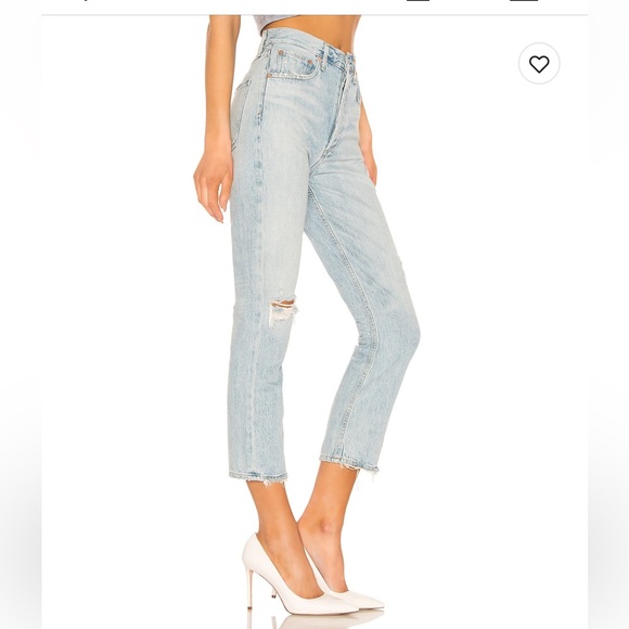 AGOLDE Riley High Rise Crop - Picture 2 of 3